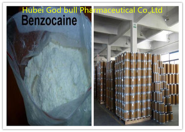 中国 鎮痛剤のためのCAS 94-09-7 Benzocainのローカル麻酔の粉の白い結晶 工場